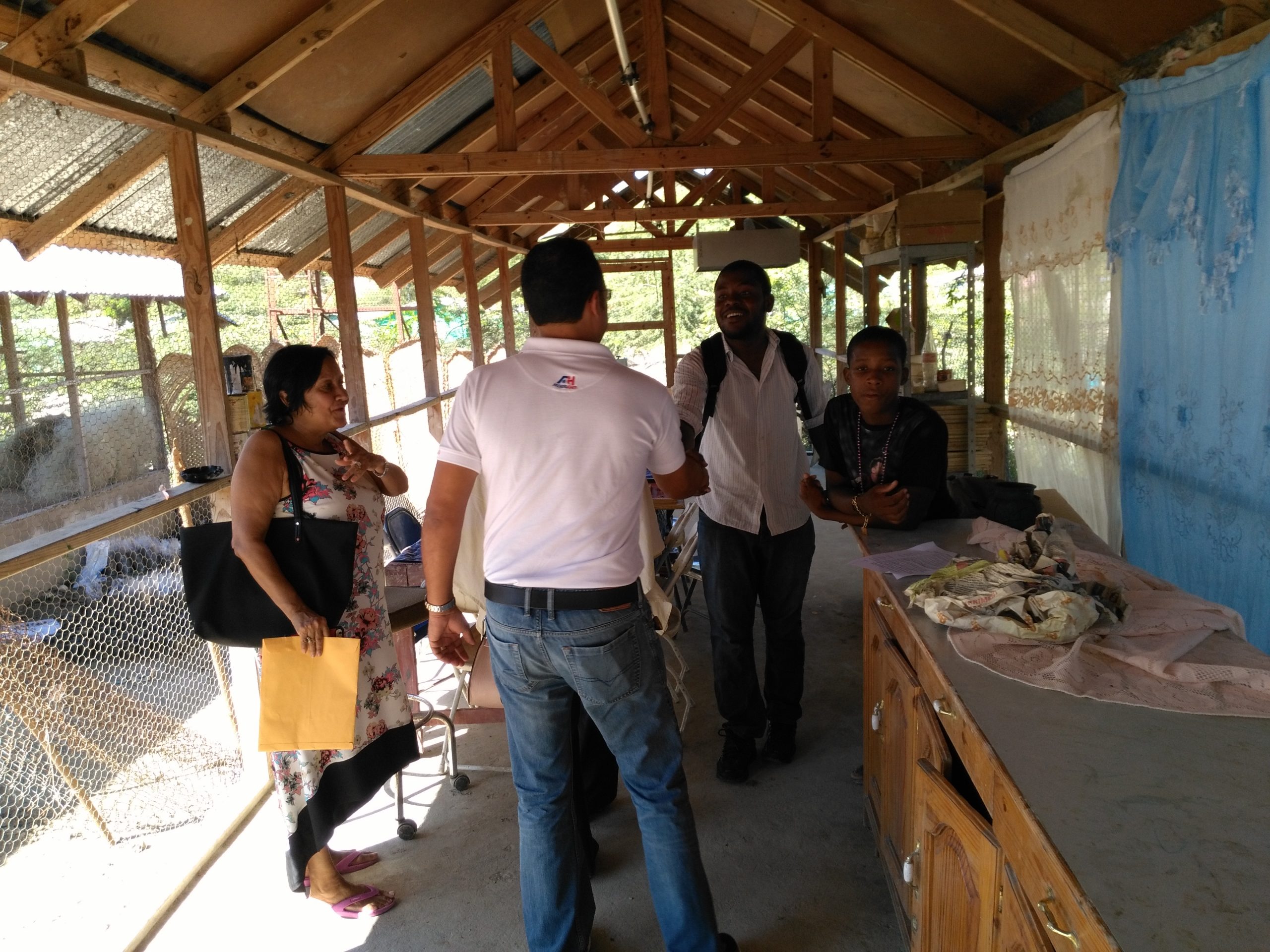 La Fondation Odette Roy Fombrun en visite à Ravine Sèche