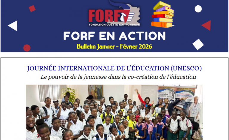 Bulletin Janvier-février 2026 – Semaine de l’Éducation