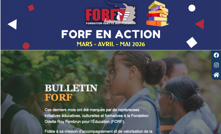 BULLETIN FORF Mars – Avril – Mai 2026