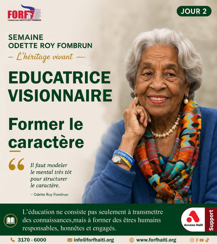 Jour 2, Citations de Mme Odette Roy Fombrun